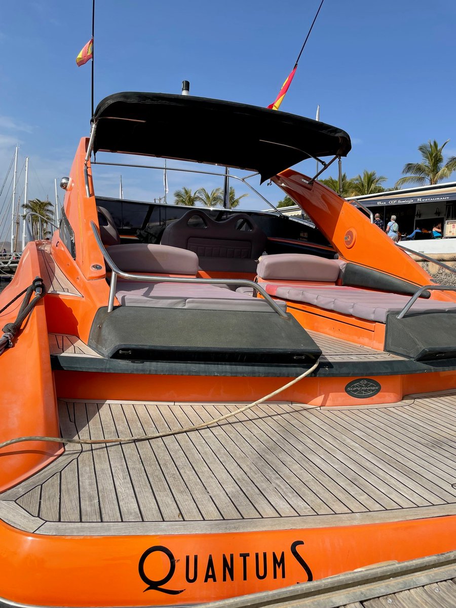 Lanzarote finally down to level two!! - woop woop! We are ready to welcome you back. Step on board... #whiteisboring #quantum #charter #sailing #puertocalero #lanzarote #holidays #summer #holiday #orange #private #luxury #life