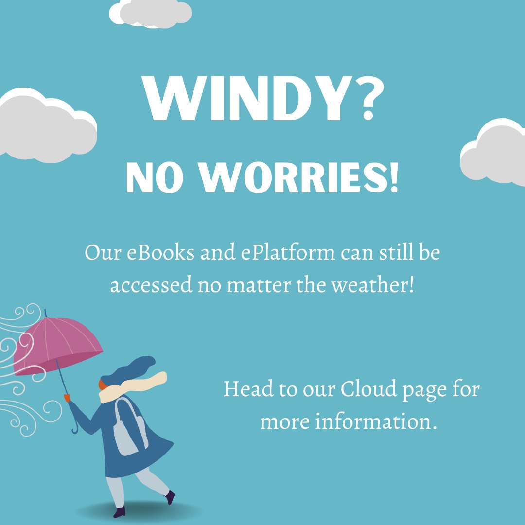 bcglearningcen's tweet photo. Even if our Learning Centres are closed, you can still read some of our great books!  We have a How To guide for our fantastic ePlatform resource on our Cloud page, and eBooks can be searched for in our catalogue!

#StormEunice https://t.co/eD1P1MYys7