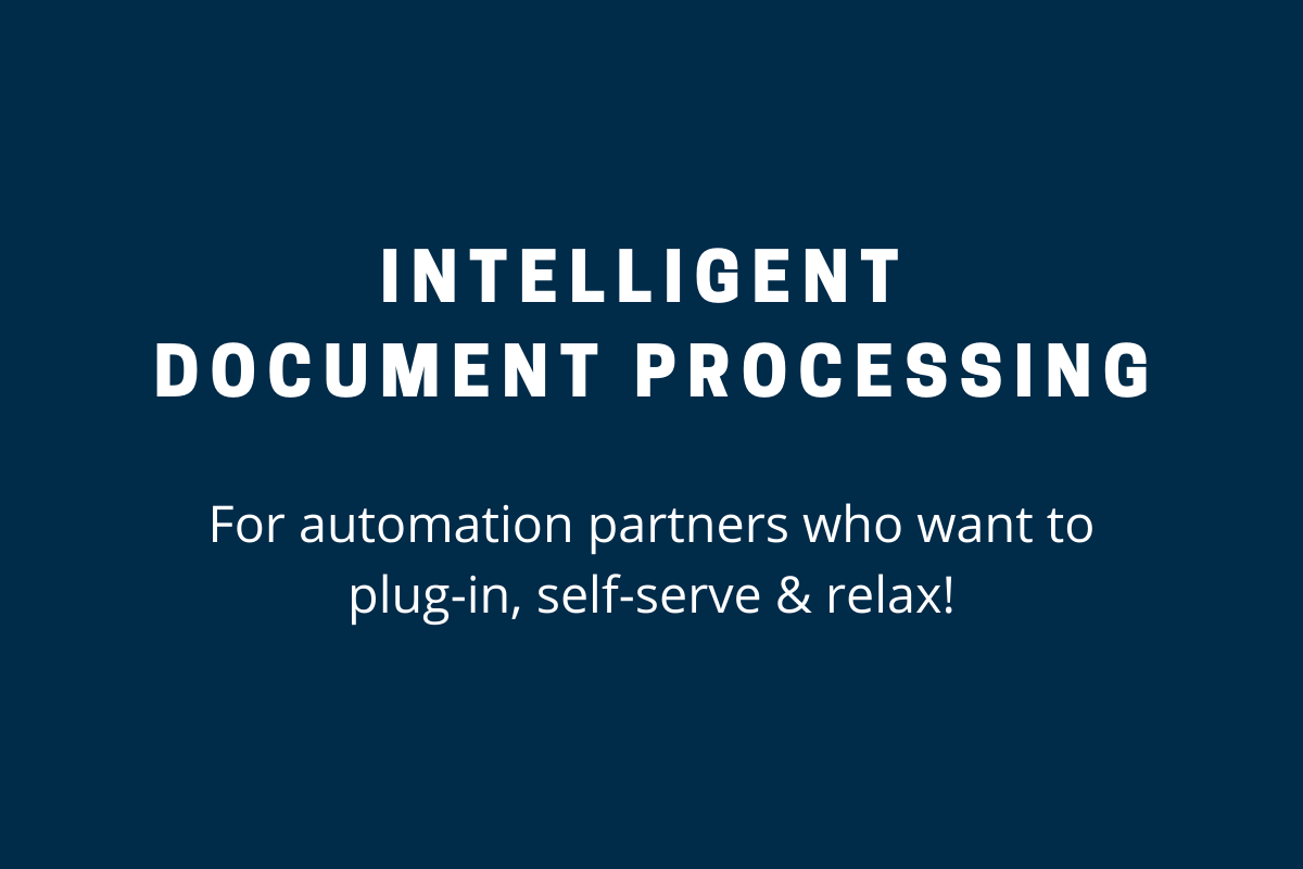 Intelligent Document Processing for automation partners who want to plug-in, self-serve &amp; relax!
lnkd.in/gkUHhJDB
#intelligentdocumentprocessing #ocr #invoiceprocessing #artificialintelligence #digitaltransformation #docacquire #workflowautomation