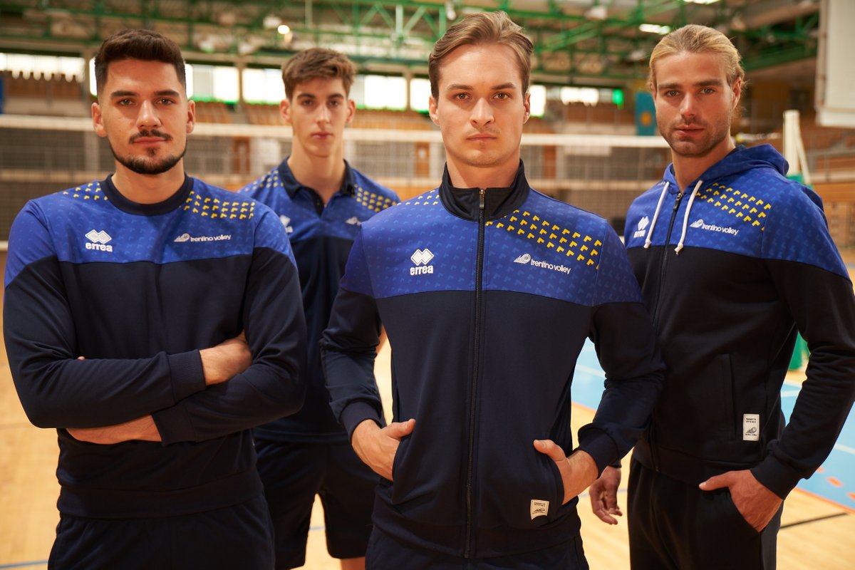 ErreaOfficial's tweet photo. 🏐 @trentinovolley wears the new line #PrintiD Evolution.
A wider area for customization. Greater possibility to express your identity.
#ErreàSport #WearYourIdentity https://t.co/o4gM2nBAbg