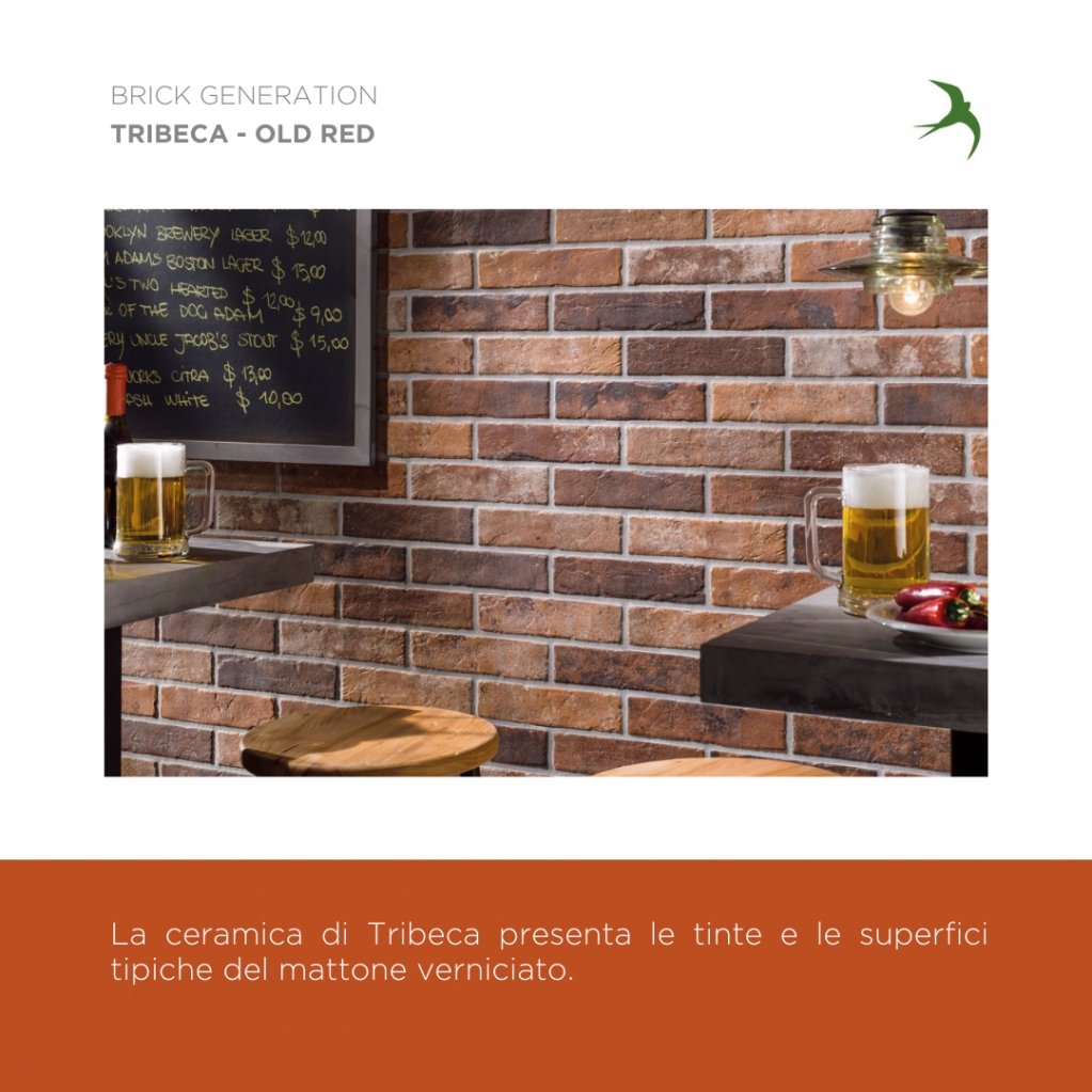 RondineCeramica's tweet photo. TRIBECA // Un’ampia gamma cromatica e diverse finiture per questa piastrella che emula finti mattoni che si abbina perfettamente con il gres porcellanato effetto cotto e legno. 

https://t.co/7mNJYYd8Cd

#ceramicarondine #madeinitaly #italcergroup #advance https://t.co/7yb5KdVAPk