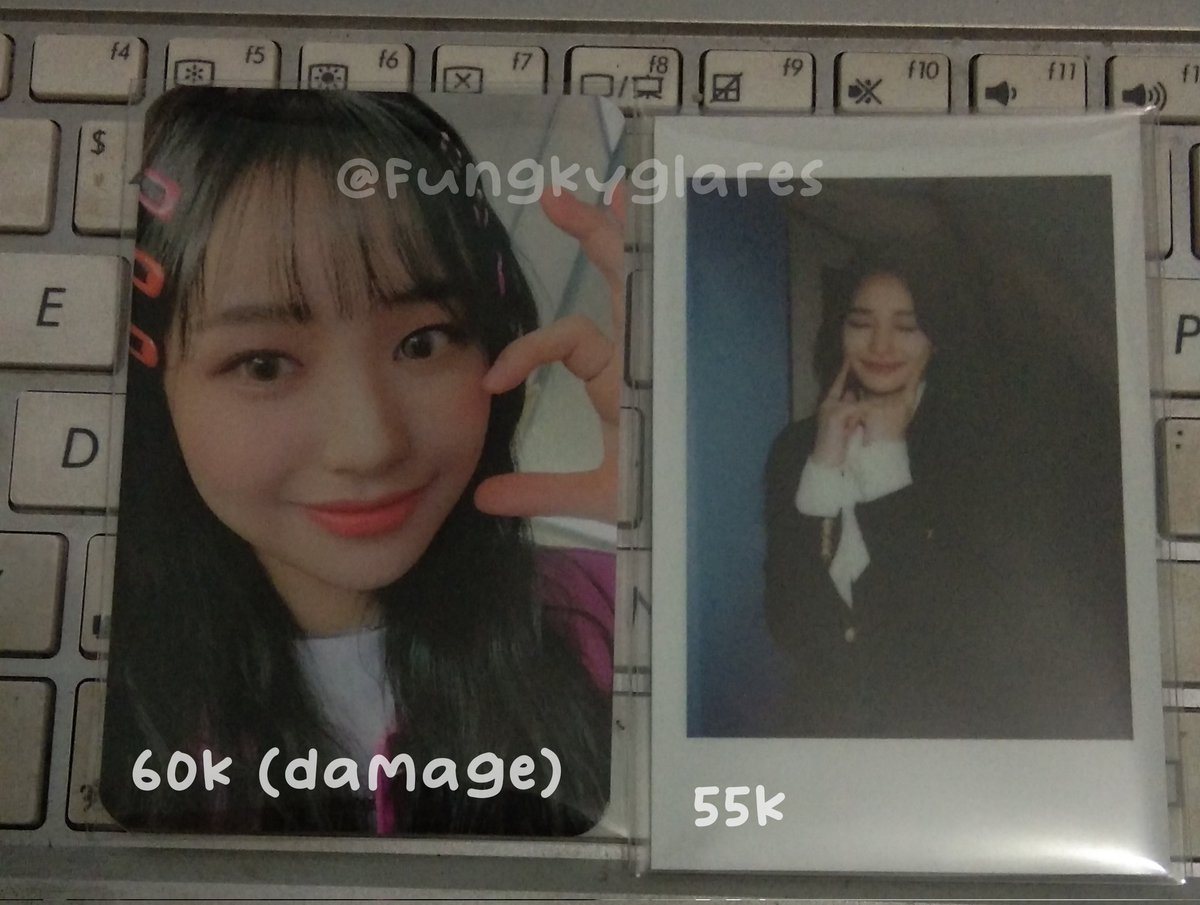 funkyglares's tweet photo. [ help rt ] WTS PHOTOCARD 🛍

- all good condition kecuali jihan (damage) 
- still negotiable (dm dulu aja) 
- keep event ✔️✔️
- dom bogor

t. wts pc jihan chaewon izone chaeyeon lia hitomi sakura photocard itzy https://t.co/kE1EDJXnoa