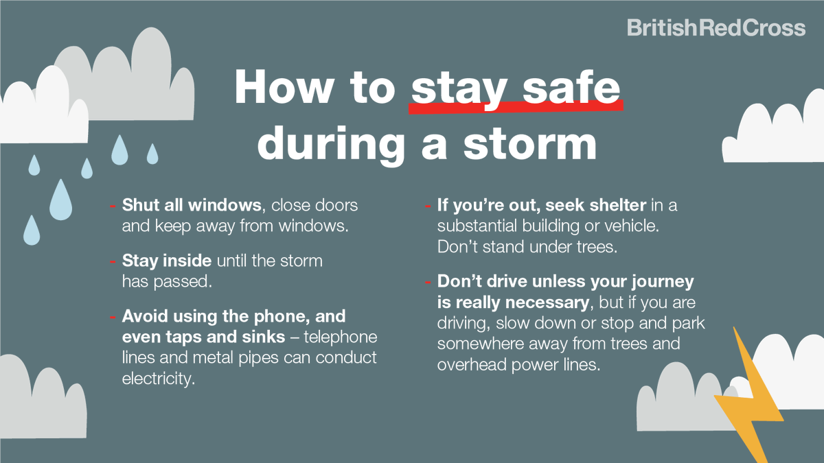 BritishRedCross's tweet photo. More weather warnings have been issued for #StormEunice, which will cause extremely strong winds across the UK today.

Try and avoid travel if you can, and follow our advice to stay safe.

Source: @metoffice https://t.co/b2519hHrbx