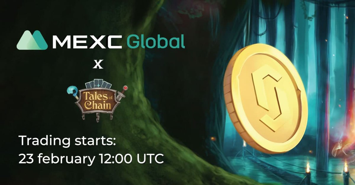 📣 Dear Community!📣 🎉We have exciting news for you, we are going to launch a TALE token on MEXC Global on 23th of February at 12:00 UTC!🎉#NFT #Tales @MEXC_Global ✨Remember, waiting is rewarded.✨