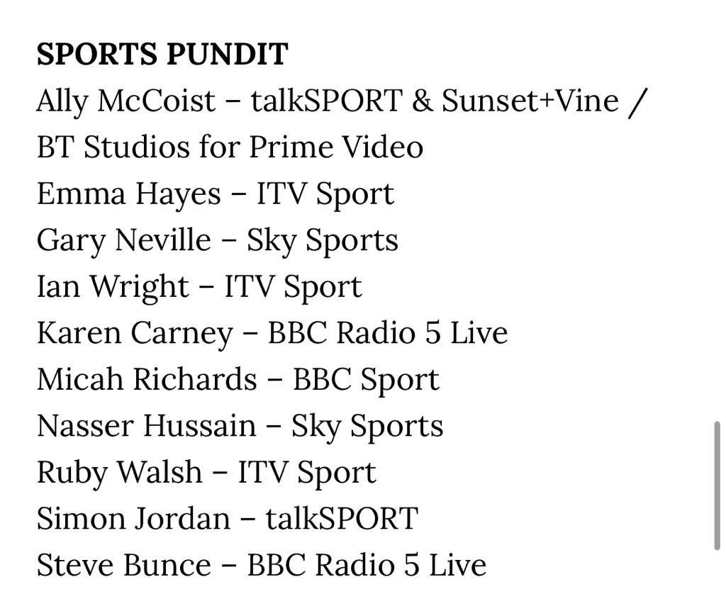chamberlinsport's tweet photo. Delighted for Ruby, Emma &amp; @IanWright0 (&amp; @GNev2 😉)
#TeamITV @SportSJA https://t.co/dgPRH4Cmiu