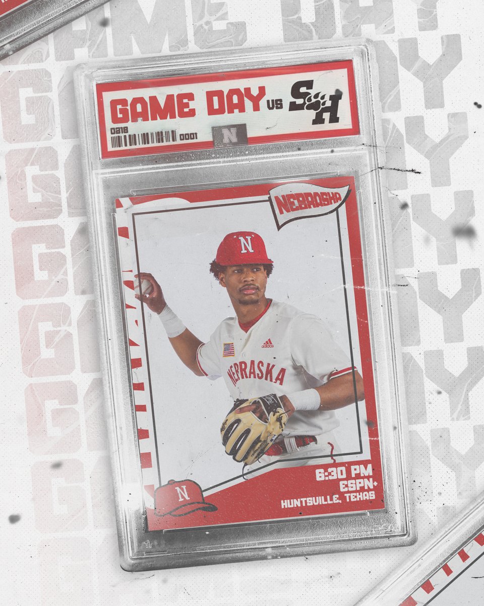 HuskerBaseball's tweet image. The boys are back.

⌚️ 6:30pm CT
📍 Huntsville, Texas
📺 ESPN+
📻 @HuskersRadio
🗞 go.unl.edu/dvz4