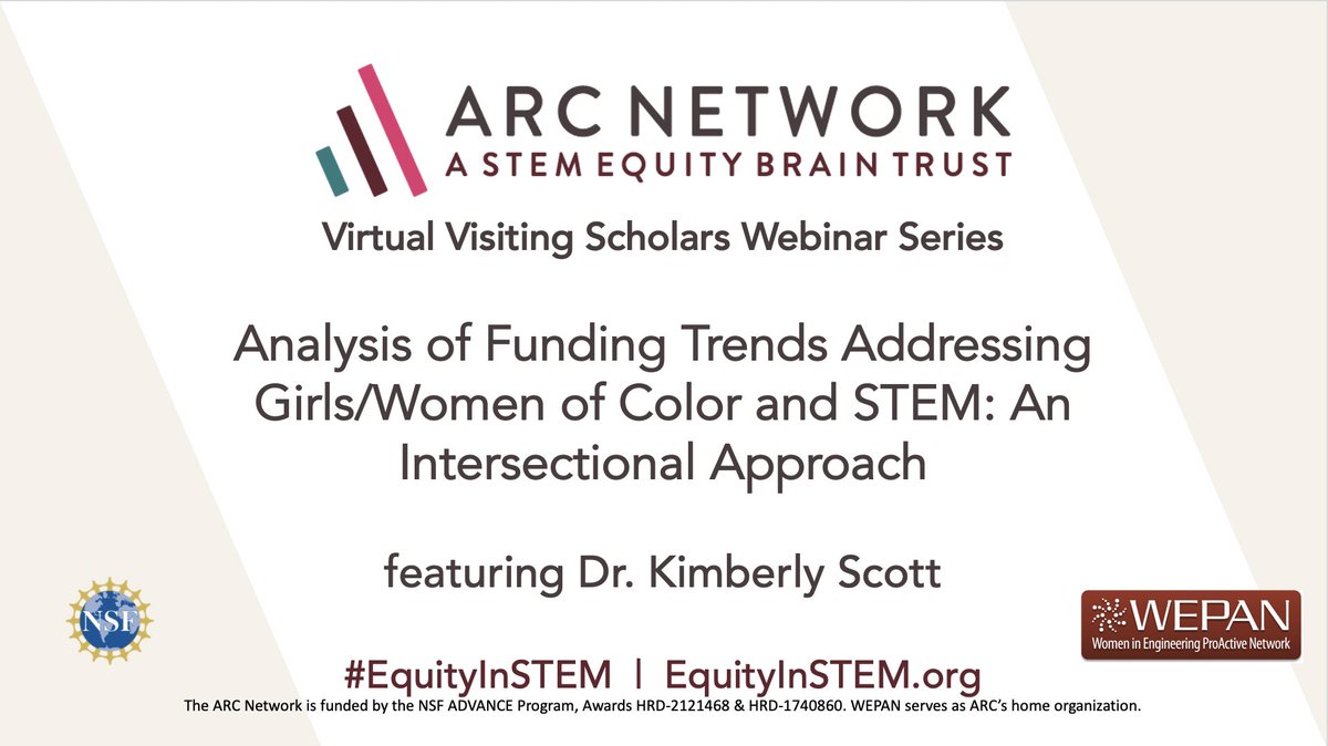 Equity in STEM ARC Network tweet media
