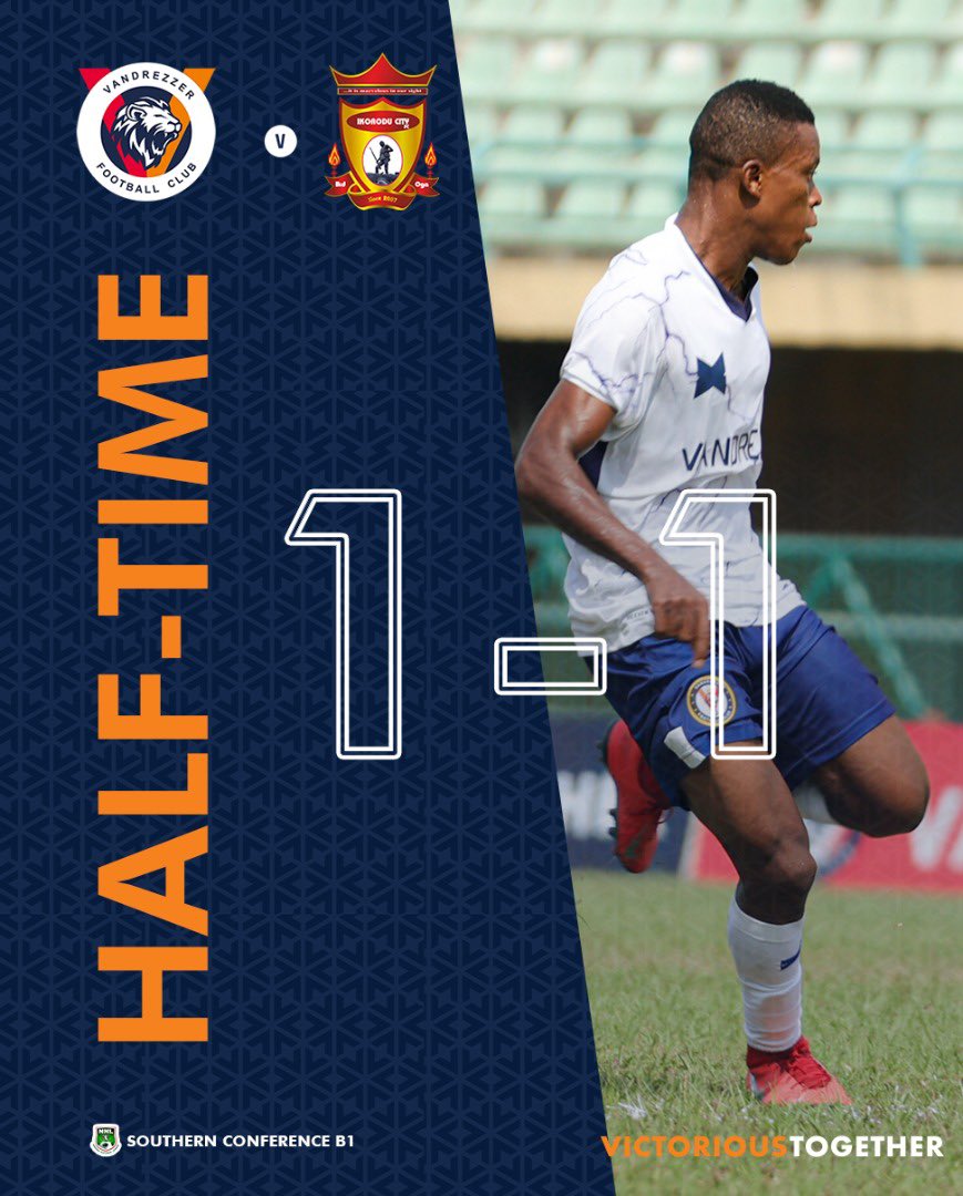 vandrezzerfc_'s tweet photo. Level at the break ๐ตโช๏ธ
Come On You Lions ๐ฆ ๐ช
#vfc #vandrezzerfc #vaniko #victorioustogether https://t.co/FCYaSsk96J