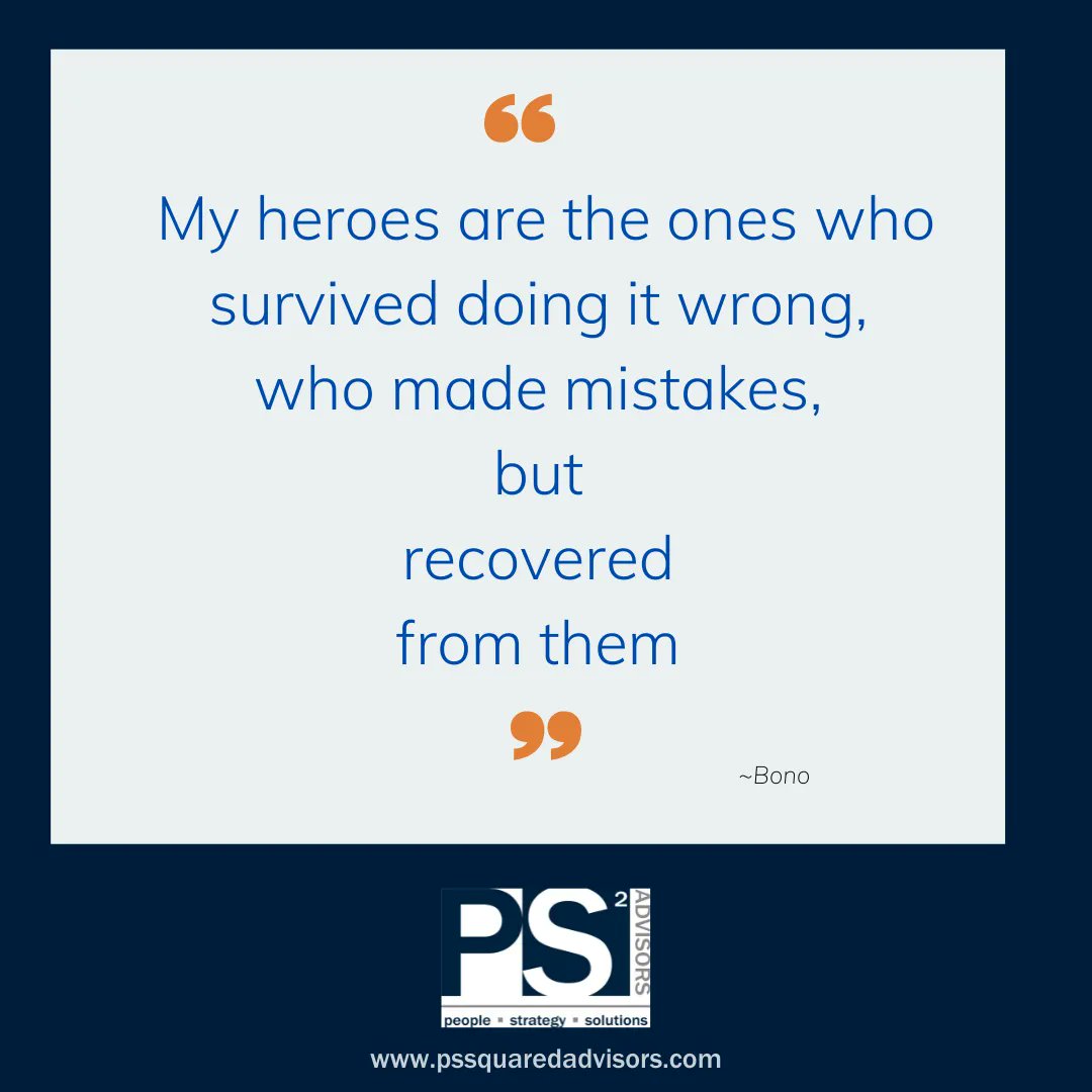 pamseplow's tweet photo. I have been talking to clients about the healthy tension between innovation &amp; being comfortable w/ taking risks, making mistakes &amp; sometimes failing. It seems to me that you can't have one without the other. This quote from @OfficialBono resonated with me. How do you recover? https://t.co/RBGxGoW3FB