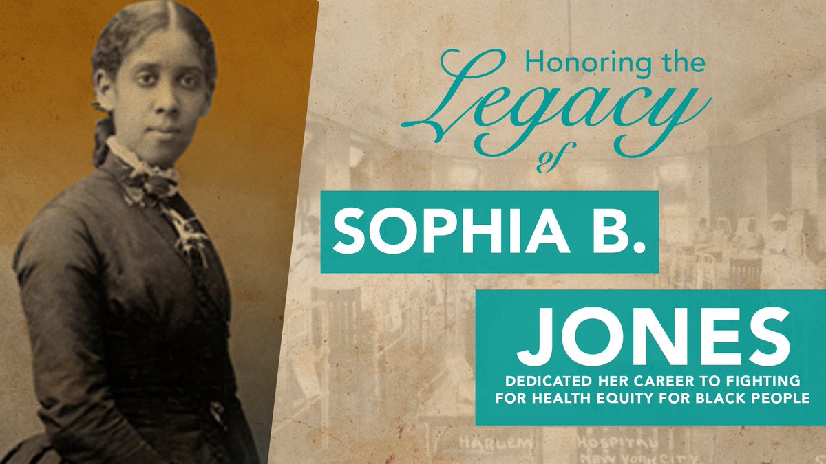BioNJ_Org's tweet photo. Sophia B. Jones became the first Black woman to graduate from the University of Michigan's Medical School in 1885, and dedicated her career to fighting for health equity for Black people. Learn more about Sophia B. Jones here ➡️ https://t.co/qk218oW07j https://t.co/siWo5PoeOG