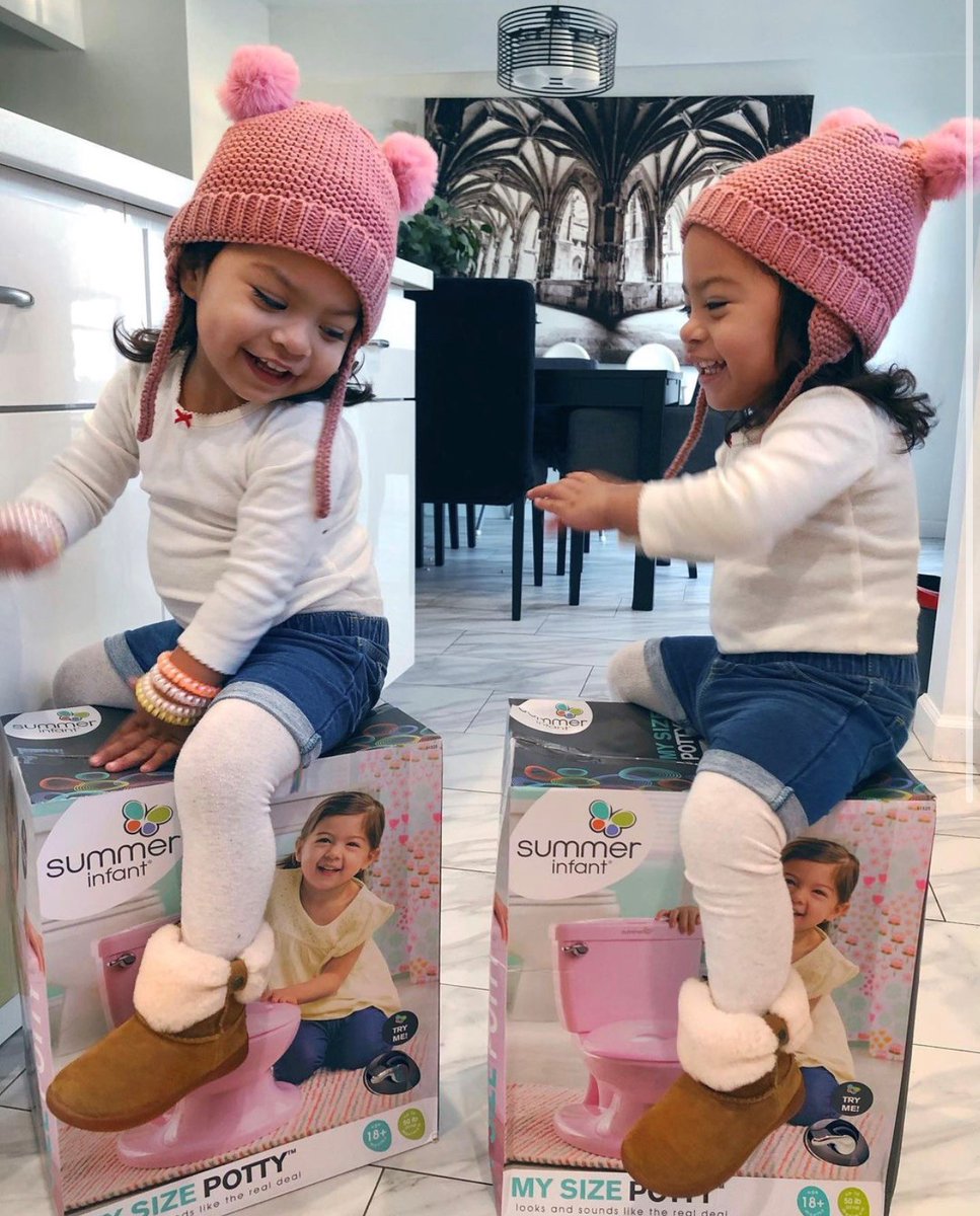 summerinfant's tweet photo. Double the pink, double the fun! 💕 // Photo by @shesatwinmom
#SummerInfant #Summer #GoWithSummer #GottaGo #MySizePotty #MySizePottyPink #SummerMySizePotty #PinkPotty #PottyTraining #PottyTrain #HowToPottyTrain #HowToPottyTrainGirls #Twins #Parenting #MustHave #MomLife #DadLife https://t.co/Nb7wMApObL
