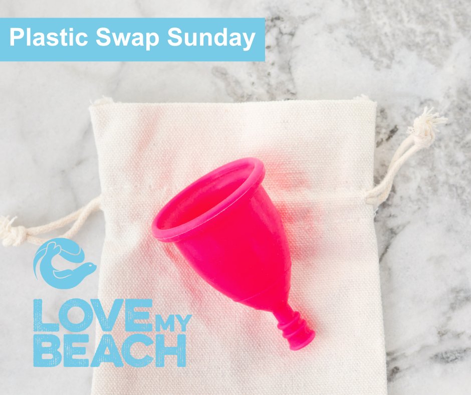 It's Plastic Swap Sunday! 🦀 Why not try using reusable menstrual cup! ♻🌊 Most single use menstrual products contain high levels of plastic and are not designed to be flushed and they often end up in our oceans 🚮🐟 #PlasticSwapSunday #WOOP #WipeOutOceanPlastics