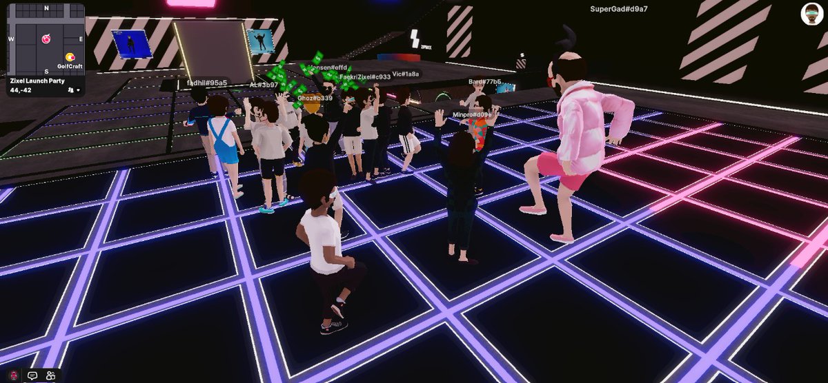 utopiaclub_'s tweet photo. wen we are going party on @decentraland , thankyou so much  @zipmexindonesia for this awesome event !! #ZIXEL https://t.co/DZlmrirXvc