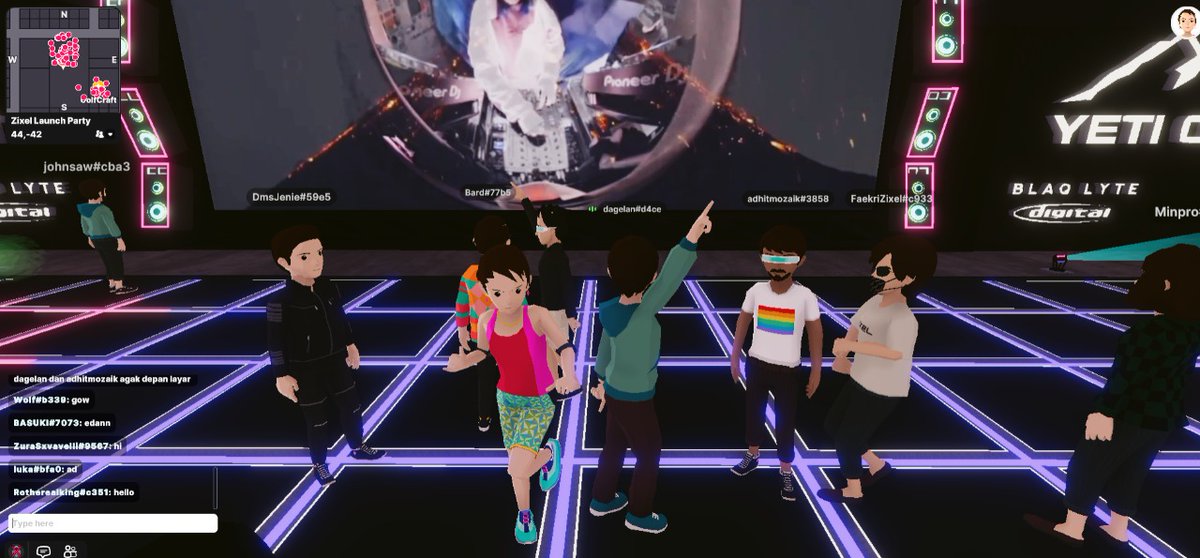 utopiaclub_'s tweet photo. wen we are going party on @decentraland , thankyou so much  @zipmexindonesia for this awesome event !! #ZIXEL https://t.co/DZlmrirXvc
