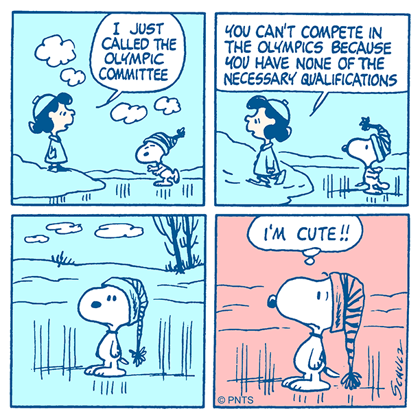 Snoopy's tweet photo. Gold medal for cuteness 🥇 https://t.co/2KbEkOPvP8