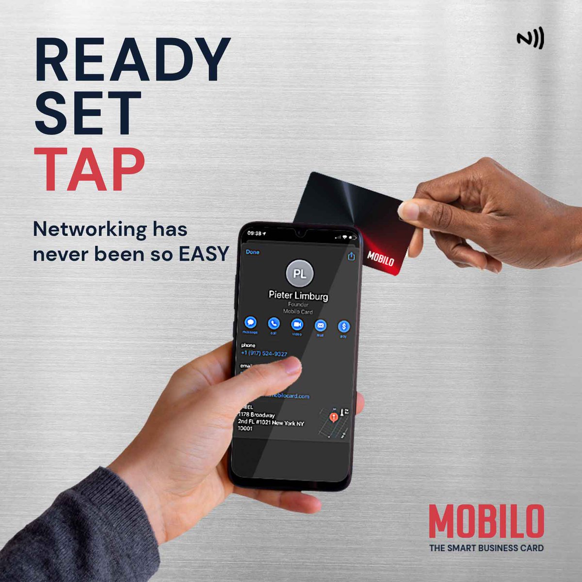 mobilodigital's tweet photo. Build your network one tap at a time. Get your Mobilo here : https://t.co/USRGKkg4is

#Mobilo #NfcBusinessCard #NFCTechnology #SmartBusinessCard #DigitalBusinessCard #BusinessCard #Networking #SmartNetworking #ContactlessNetworking https://t.co/i309C9ekoM