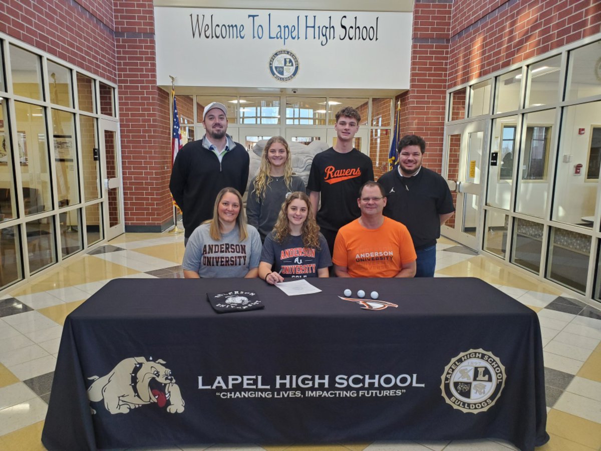 Congratulations Chloe! It was a great opportunity to be your coach for your high school career! <a href="/AthleticsAU/">Anderson Athletics</a> is getting a good one! <a href="/lapelathletics/">Lapel Athletics</a> @thbsports