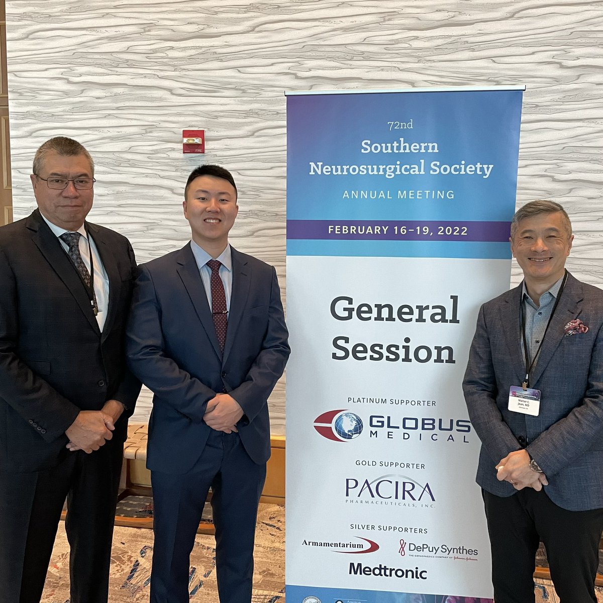 University of South Florida Morsani CoM representing <a href="/southernneuro/">Southern Neurosurgical Society</a> #sns2022 in Hollywood FL. SELECT MS3 <a href="/RealCPWang/">Chris Wang, MD</a> with podium presentation. <a href="/LVHN/">Lehigh Valley Health Network</a> @LVHNeuroscience