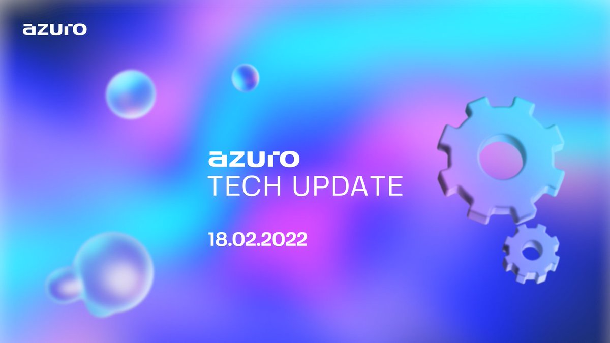azuroprotocol's tweet photo. 👾 Azuro Tech Update 👾 

🔵 1st release of #SmartContracts provided to auditors
🔵 Started development of Dynamic #NFTs
🔵 Progress on frontend layouts
🔵 Progress on handicap betting
🔵 Analysing data to improve liquidity allocation

https://t.co/gfINU5aDwX

#web3 #tech https://t.co/PsRmH9t04P