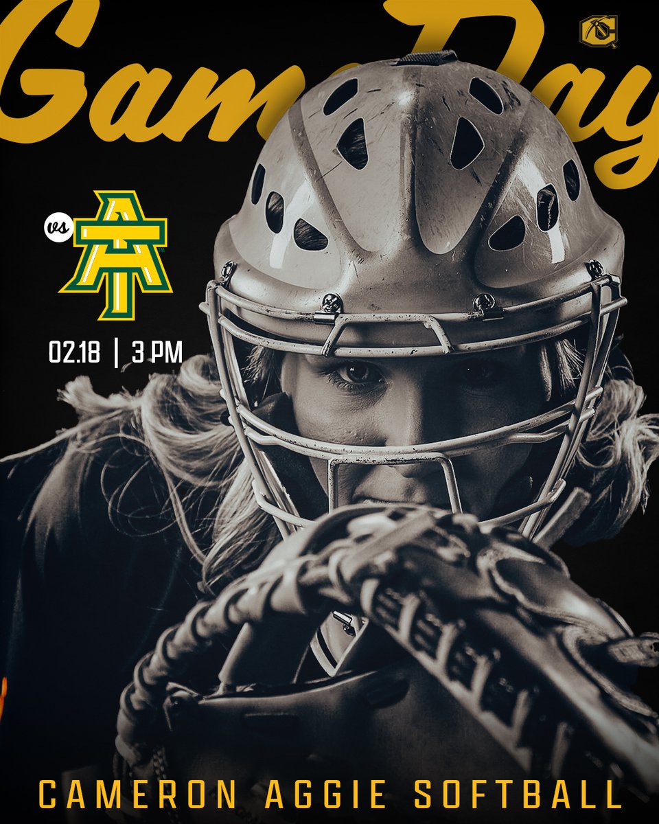SB | <a href="/AggiesSB/">Cameron Softball</a> is back in OKC this weekend, kicking off their 5-game schedule with ATU this afternoon!

🆚 - Arkansas Tech
⌚️ - 3 PM (CT)
📍 - Oklahoma City, OK
🏟️ - Piedmont HS
🔢 - cameronaggies.com/sidearmstats/s…

#CUsoftball #BackTheAxe⛏️
