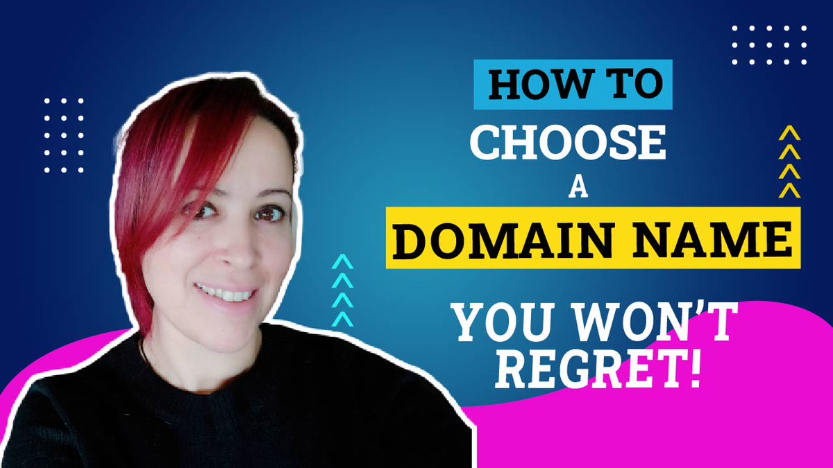 TheDotcomGalCom's tweet photo. How to Choose a Domain Name for Your Blog | 🔥 DON'T BUY JUST YET!🔥 https://t.co/a3wkZO71S7 via @YouTube https://t.co/8wFd1rBcwD