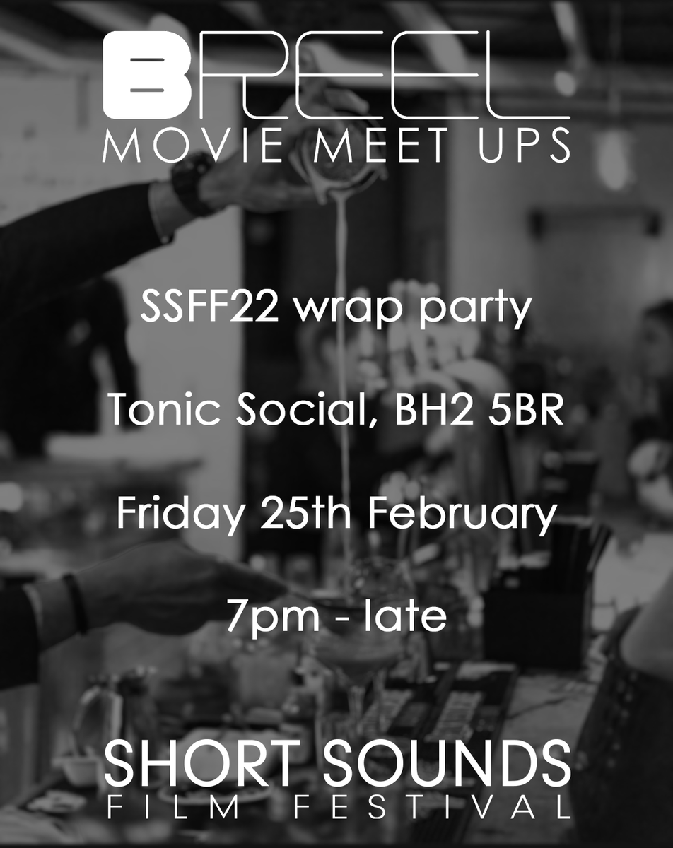 ONE WEEK to go until we see you all again! Drink, eat, and be merry with us next FRIDAY 25TH at Tonic Social from 7pm, immediately following the end of <a href="/shortsoundsfest/">Short Sounds Film Festival</a> 2022! 🤩🎥🎬