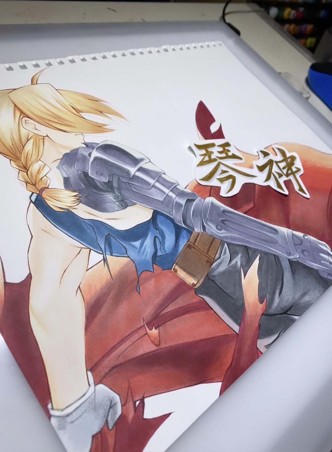 鋼の錬金術師 タロット 海外イラスト エドワードエルリック ハガレン展 鋼の錬金術師 タロット 海外イラスト エドワードエルリック