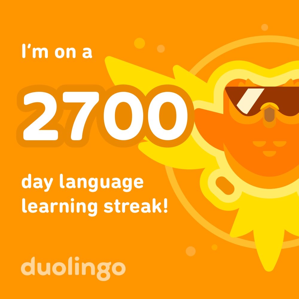 ClineLN's tweet photo. #Duolingo Every. Single. Day. And my French tree still isn’t golden. https://t.co/ENnuWZMd61