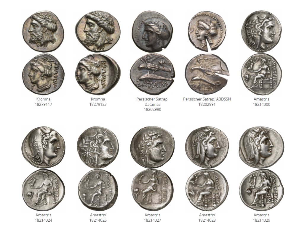 Alle vorkaiserzeitlichen Münzen von #Paphlagonien im #Münzkabinett_Berlin sind jetzt online. ikmk.smb.museum/extended_searc…. #Numismatik #museumistmehr #openaccess #linkedopendata