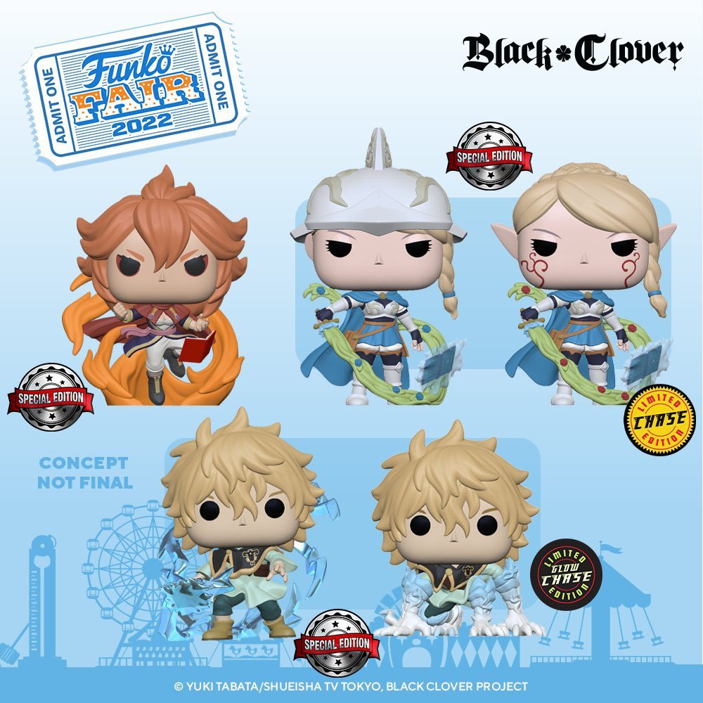 black clover funko pop pre order