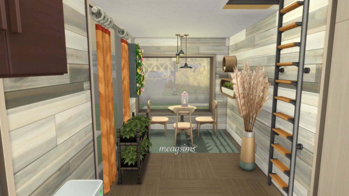 meagankart's tweet photo. Shipping container Kitchen Area 💓🌸 #TheSims4 #TheSims #redecorated https://t.co/pBYSGkCKir