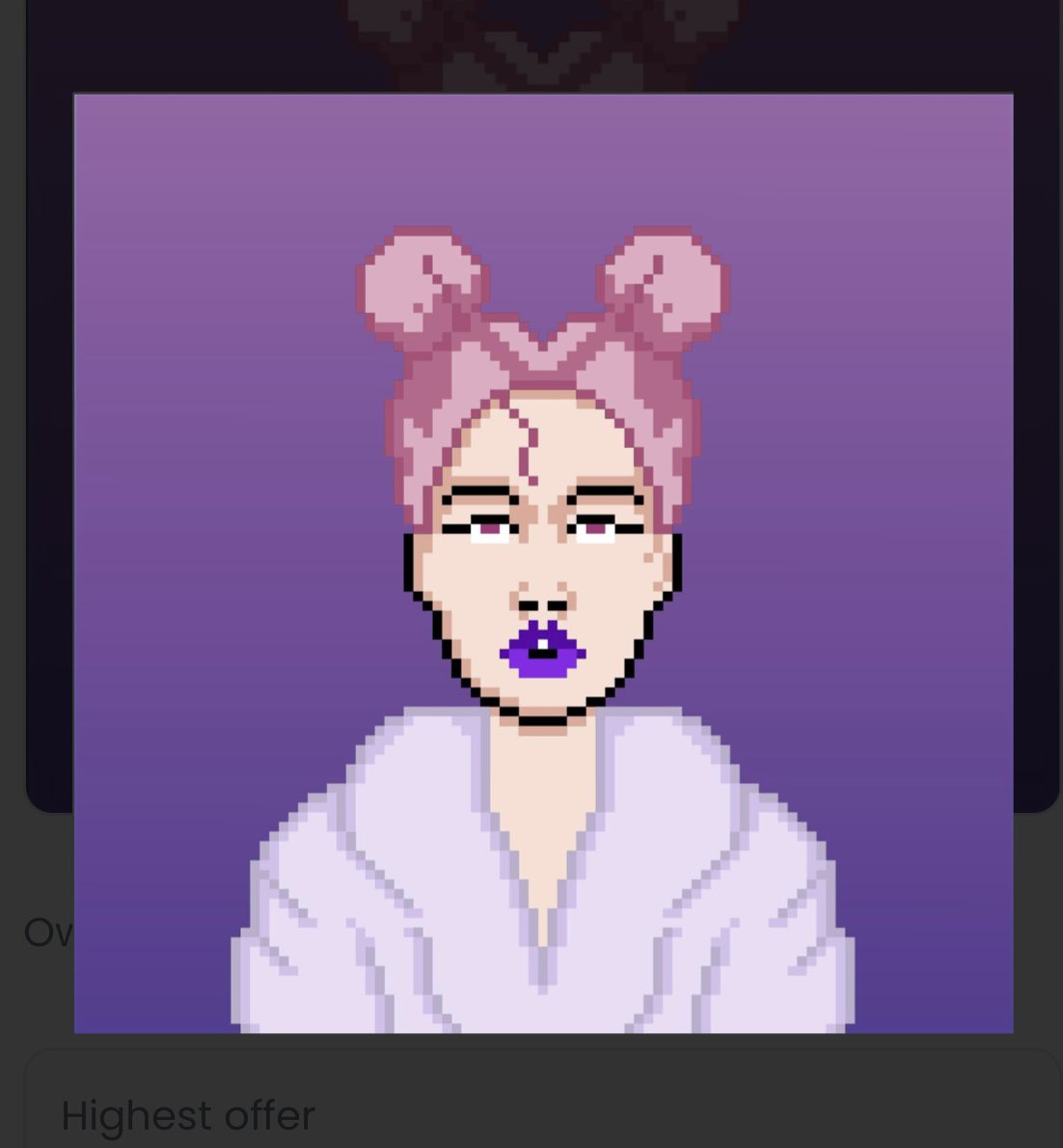 Scooped the purple faux fur pixie!  <a href="/WoWPixiesNFT/">PIXIES WORLD 🧚‍♀️ MINTING NOW</a> #WomenInNFTs