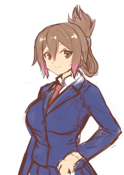 めっっっっちゃ昔に描いてたキャラを記憶を頼りに描いてみるシリーズその1(高浜美香) 