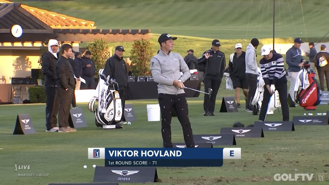 ESN_golf's tweet photo. Et lite kvarter til Viktor slår ut - i ordentlige «Hollywood-bukser»! Se alle slagene på @discoveryplus og @GOLFTV #ESNgolf https://t.co/PGn6nRD9c5