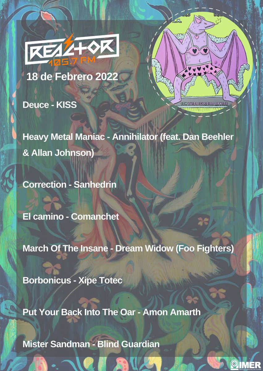 Reactor105's tweet photo. Les compartimos las descarga de riffs que @luisalaouija sonó este viernes 18 de febrero en #EstáVivo 😈🔥 https://t.co/D6MEq8UAyG