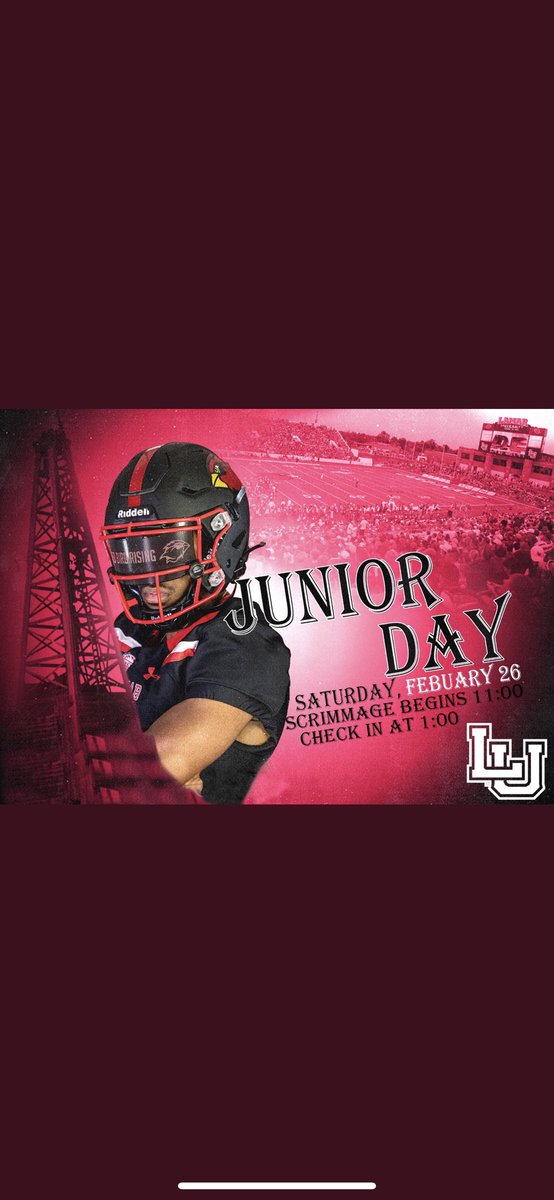 _Jerennn's tweet photo. Thank you for the Junior day invite. Looking forward to it!
@ScottThiessen15 
@KDezern10 @LamarFootball https://t.co/UgyUBh6rDg