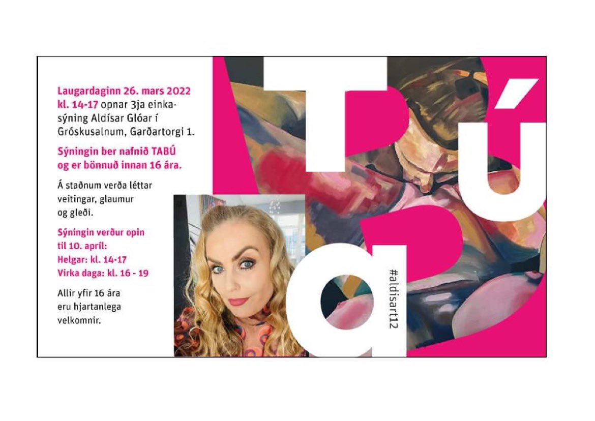 Sýningin mín :) Allir velkomnir ❤️