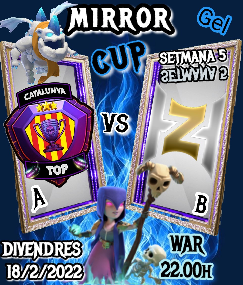 PUES HOY TENEMOS !!!!!!!!!

MIIIIIRROOOOOR CUUUP! <a href="/LleidaPonent/">Lleida Ponent</a> 

<a href="/CatalunyaTop_/">CatalunyaTop_CoC</a>  vs <a href="/TeamHybrid_Z/">Hybrid Z</a> 

Me estare tomando una copita por pleno no digo mas jijijij FELIZ VIERNES¡¡ Me acompañais??

twitch.tv/manqueton 
22:00h🇪🇸
18:00h🇦🇷
15:00h🇲🇽