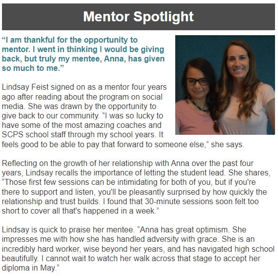 tsicseminole's tweet photo. It’s #TakeStockTuesday! Meet Take Stock mentor Lindsay Feist and learn why she is so passionate about giving back by mentoring! #MentorsMatter https://t.co/ZwSxfx07nT