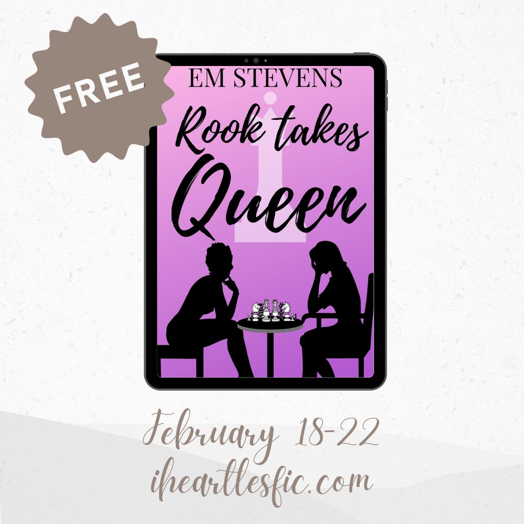 I've partnered with I Heart Lesfic to offer ROOK TAKES QUEEN for free until the 22nd! Find all the details at iheartlesfic.com