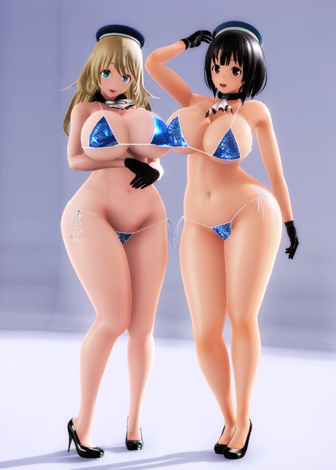 #くそ寒いので水着絵を貼る水着艦娘 