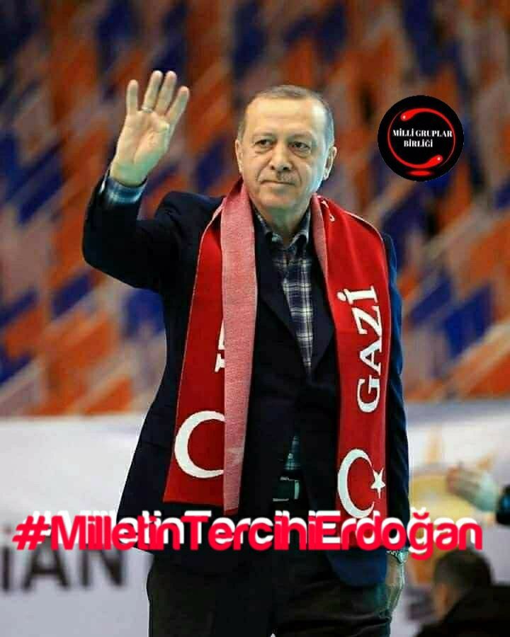 Recep Tayyip Erdoğan demek vatansız !tlere ağır gelir.  Bu yüzden yolun sonuna kadar #MilletinTercihiErdoğan