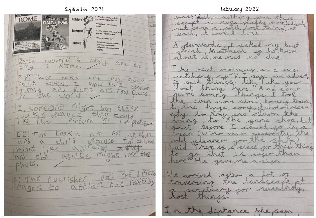 Amazing handwriting improvement #ectteacher #year5 <a href="/RedhillTrust/">Redhill Academy Trust</a>