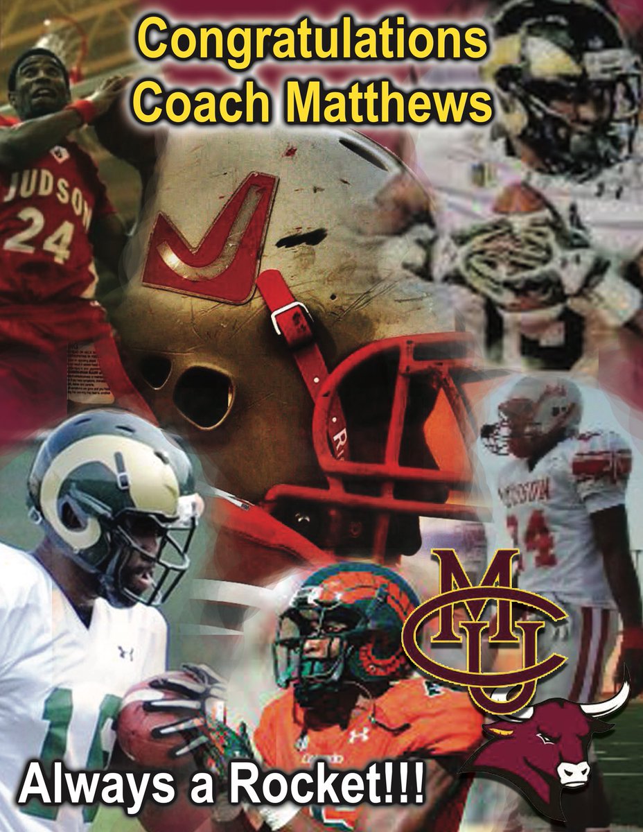 Congrats to one of best coaches I’ve ever been around! Skies the limit for you TMatt! Once a Rocket, Always  Rocket!!!