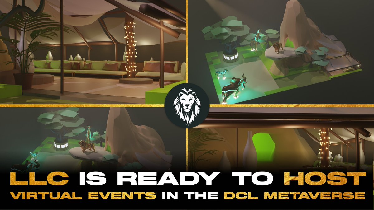 ControlMNFT's tweet photo. Something big is coming to @decentraland 
👀🦁  #LLCTribe @Lucky_Lion_Club https://t.co/oezSNgJoms