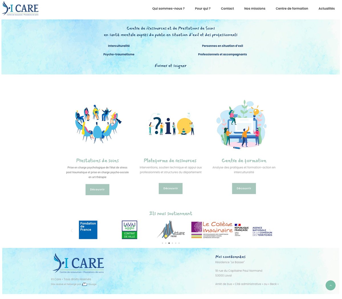 iNuage's tweet photo. Nouveau site créé pour https://t.co/OZsS9FBE7U ! Vous souhaitez vous aussi un site internet créé sur mesure à votre image, contactez-nous ! 😉 https://t.co/RXu0EnAWqL