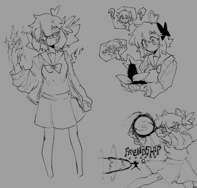 Mayne doodles from between breaks because some people still remember her for some reason 