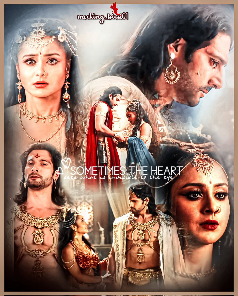 mocking_bird01's tweet image. &quot;Sometimes the heart sees what is invisible to the eye&quot;
#SamratVikramaditya #RaniPadmini #Pavi 💗 #VikramBetaal 👹 👻 #AhamSharma