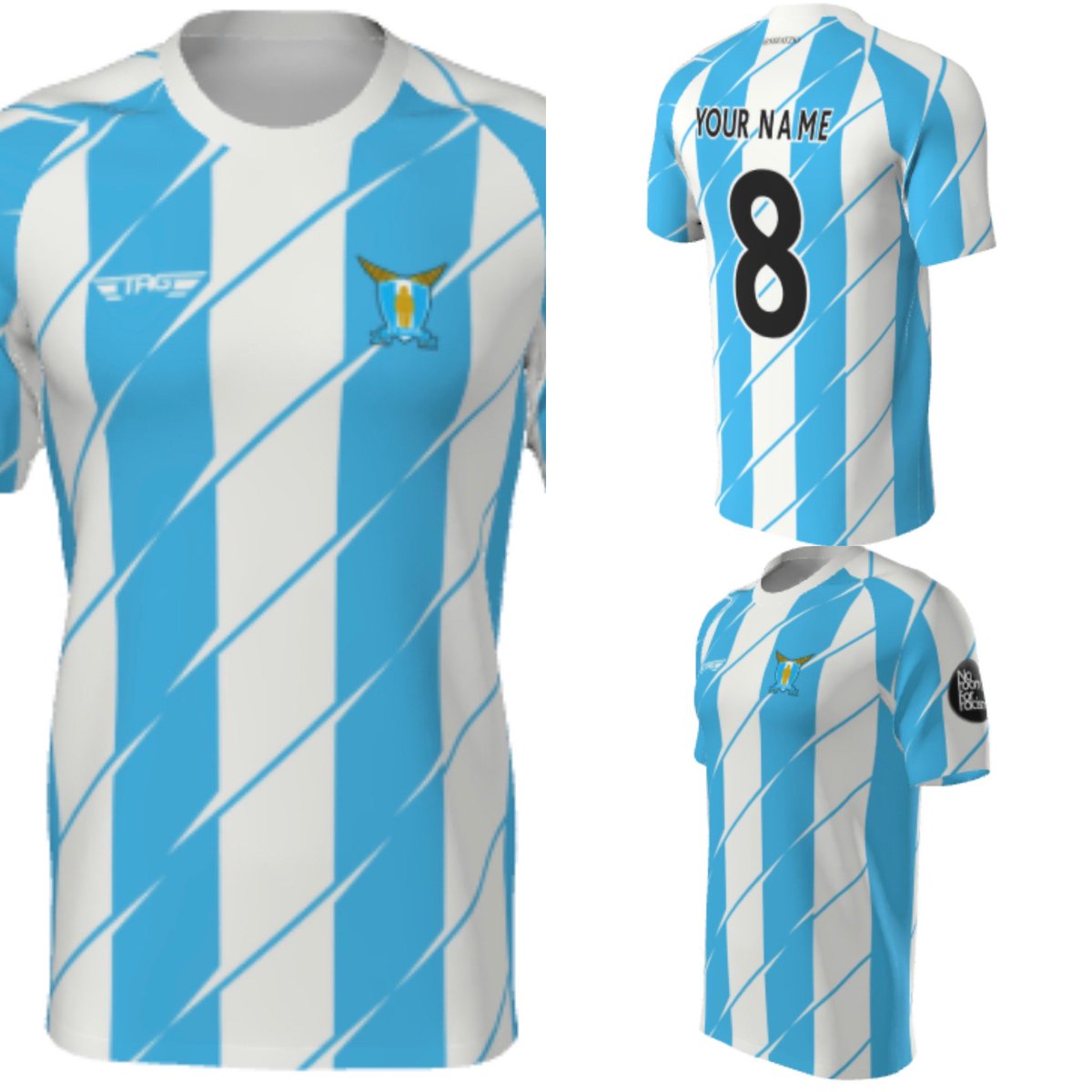 SSFatzio's tweet photo. Signore e signori e tifosi del @ssfatzio in giro per il mondo vi regalo la nuovissima maglia della prima squadra del @ssfatzio. #forzafatzio #newbeginnings #weretakingover 🔵🔵 https://t.co/pXR24Rg0Wu