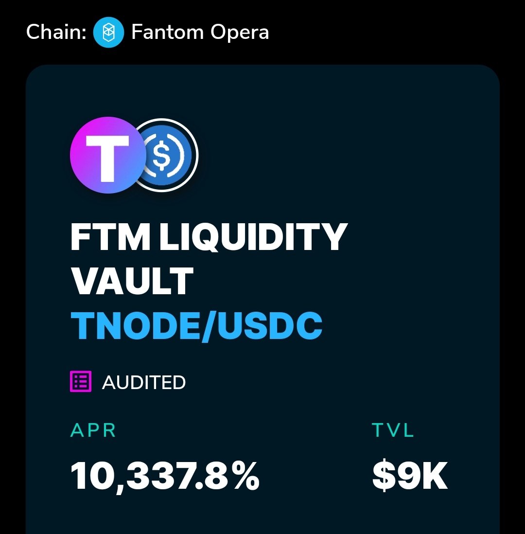 cryptoholichub's tweet photo. 💎Welcome @Trustednode, a new member of #Fantom $FTM

✅A doxxed team 

🔥A decentralized network that owns and represents trusted validator nodes. They are working on 8 chains and plan to become a validator of #Fantom soon

🔥Trusted Node just launch a new vault TNODE/USDC today https://t.co/sojQxnUuo0